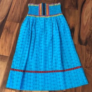 Voile dress w/ pockets.